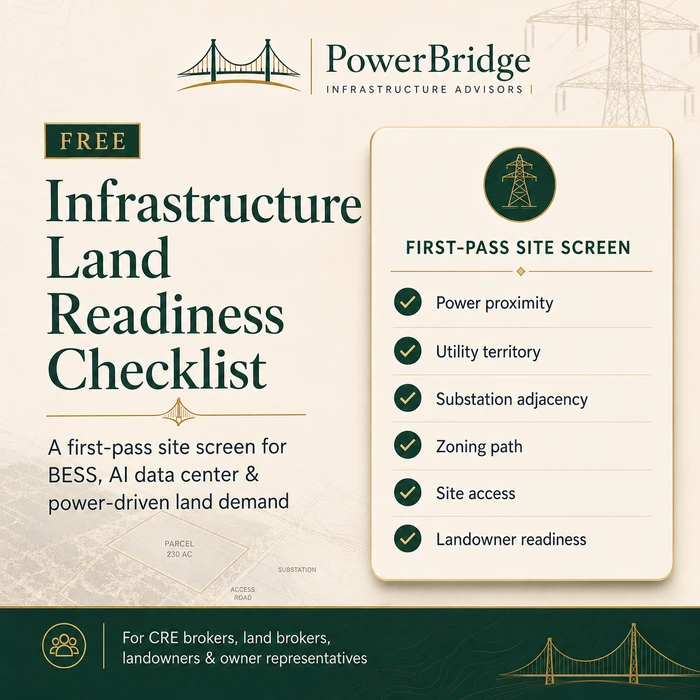 Infrastructure Land Readiness Checklist — PowerBridge